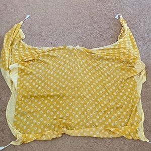 sunflower shawl